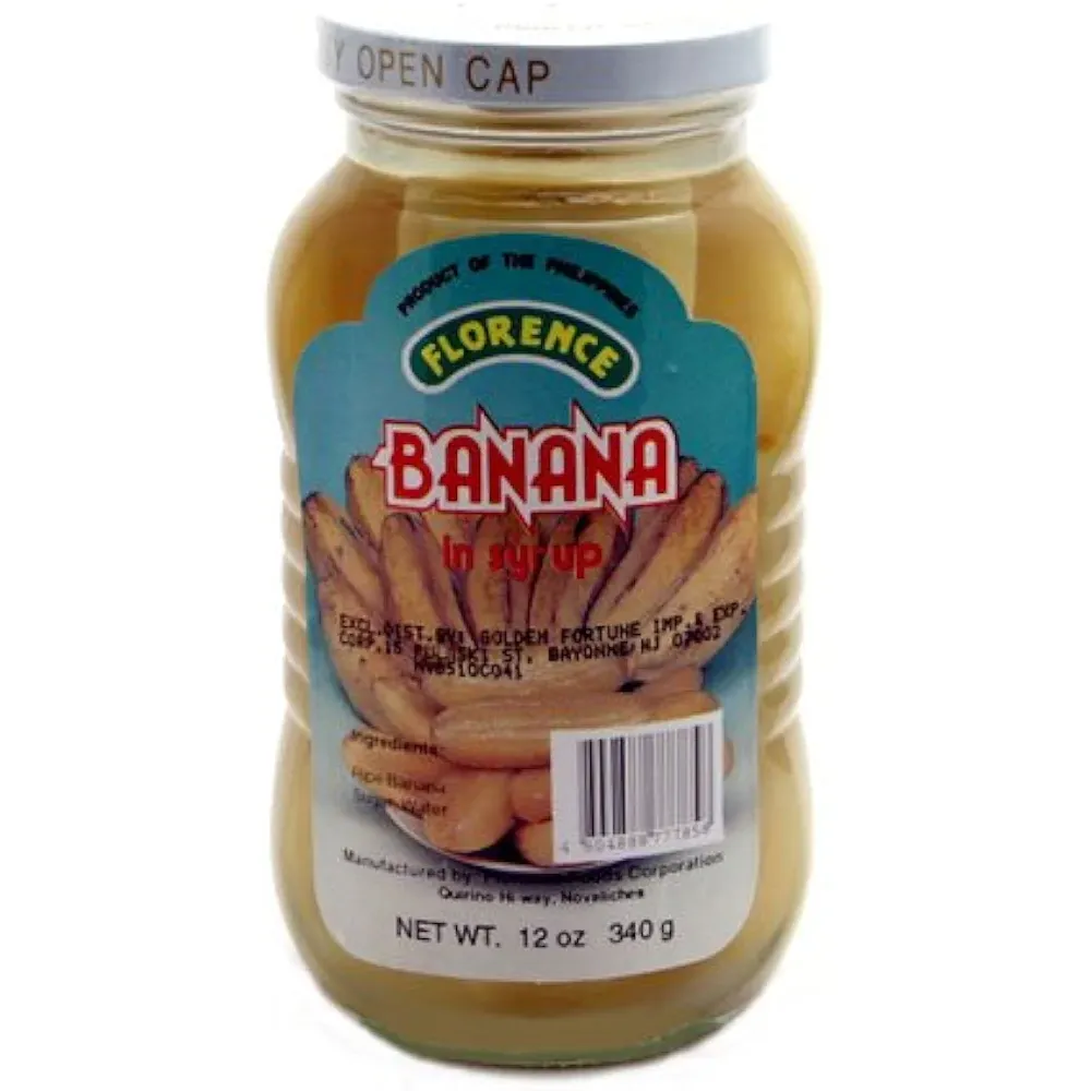 Florence Banana In Syrup 340G
