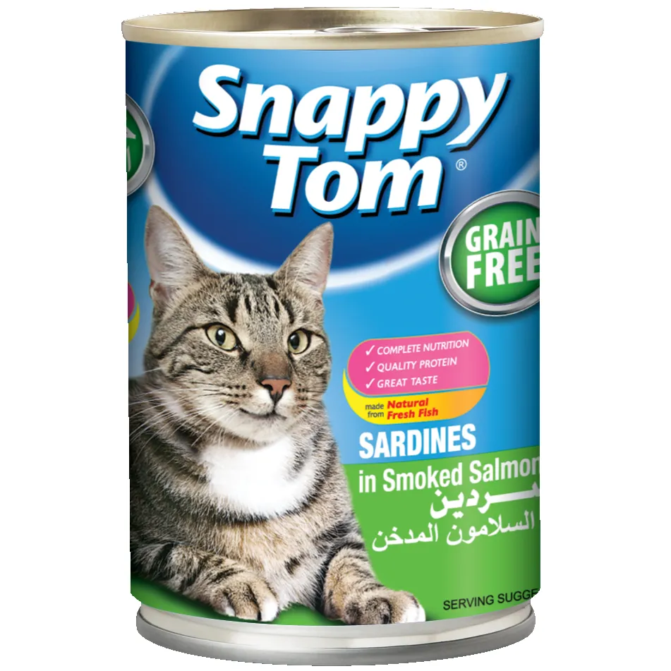 Snappy Tom Sardines In Smoked Salmon Jelly 400 G