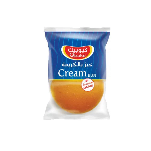 Qbake Cream Bun, 75g