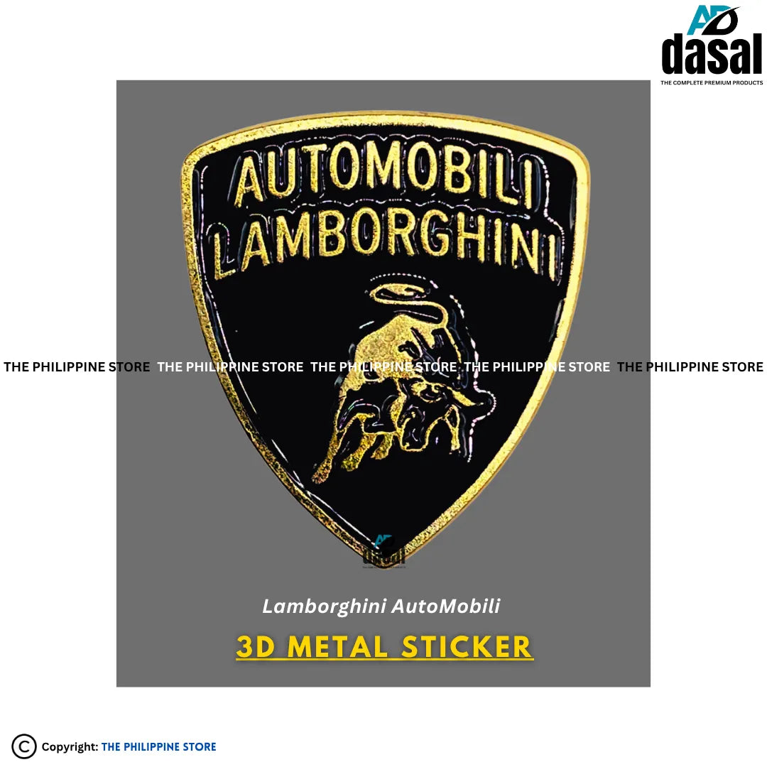 3D Metal Sticker- Lamborghini Automobili