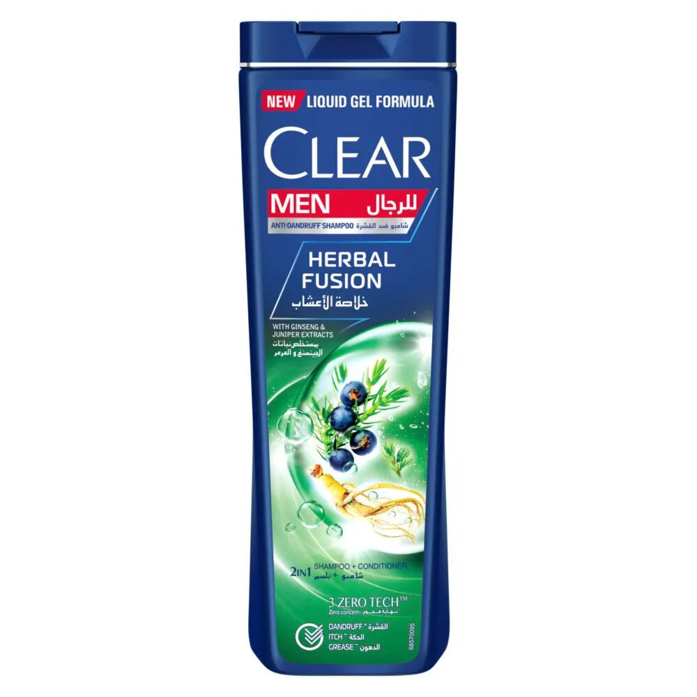 Clear Shampoo Herb Fusion Men 400 Ml