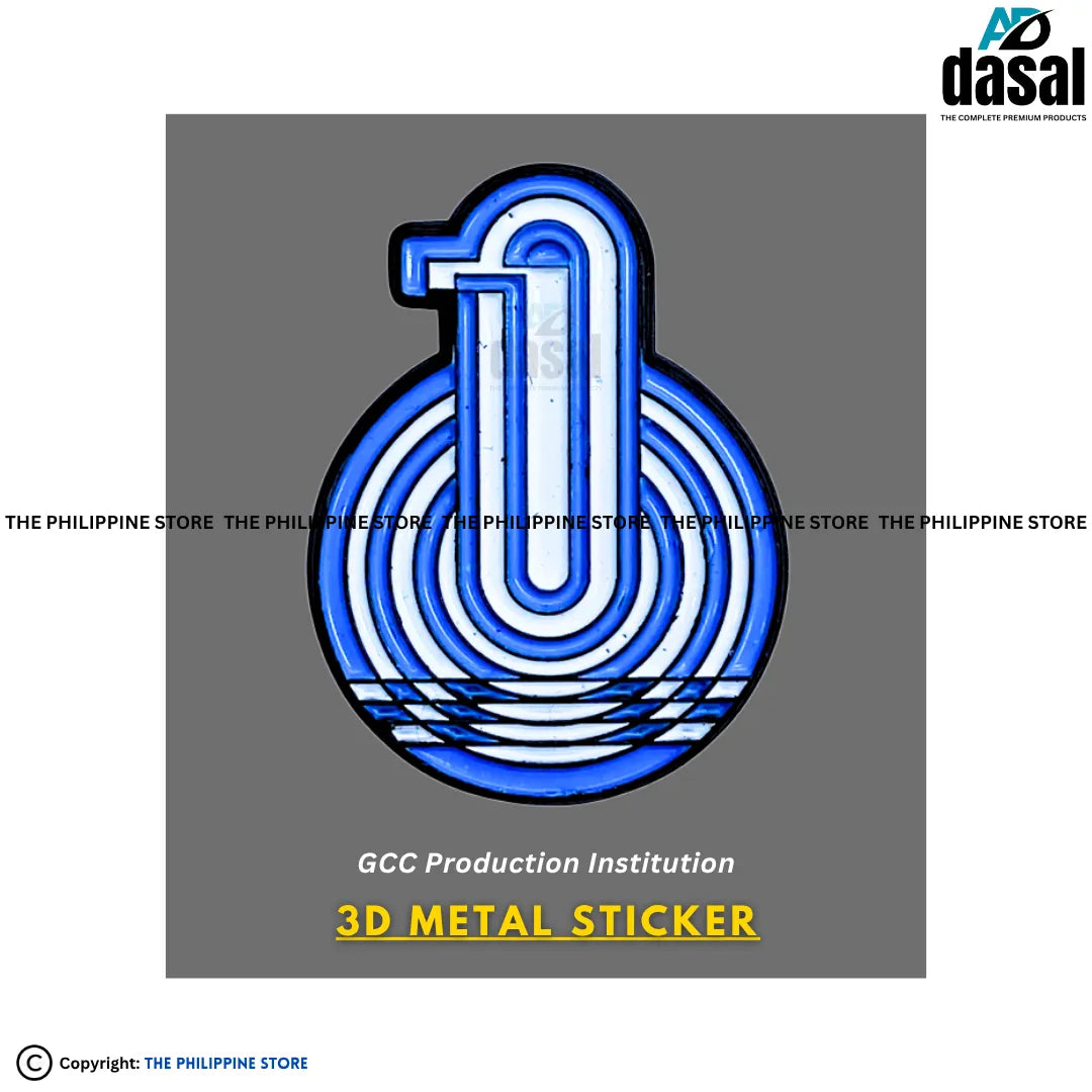 3D Metal Sticker- Gcc Production Institution