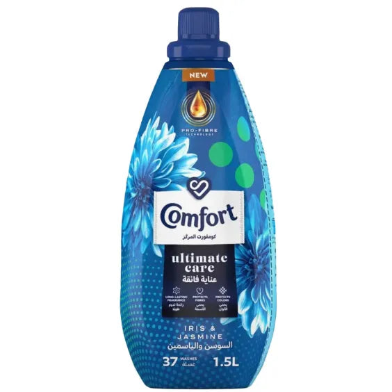 Comfort Iris & Jasmine Concentrated Fabric Softener, 1.5L
