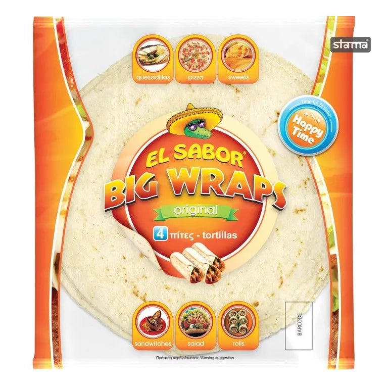 El Sabor Original Tortilla Wraps, 245G