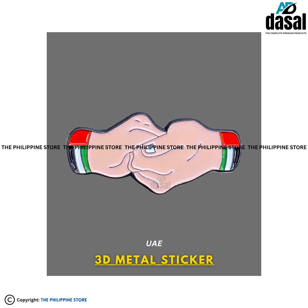 3D Metal Sticker- Uae