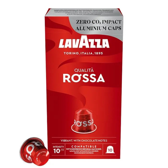 Lavazza Espresso Qualità Rossa Aluminium Capsules, 57G, 10 Pieces