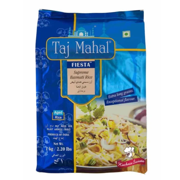 Taj Mahal Fiesta Supreme Basmati Rice 1 Kg