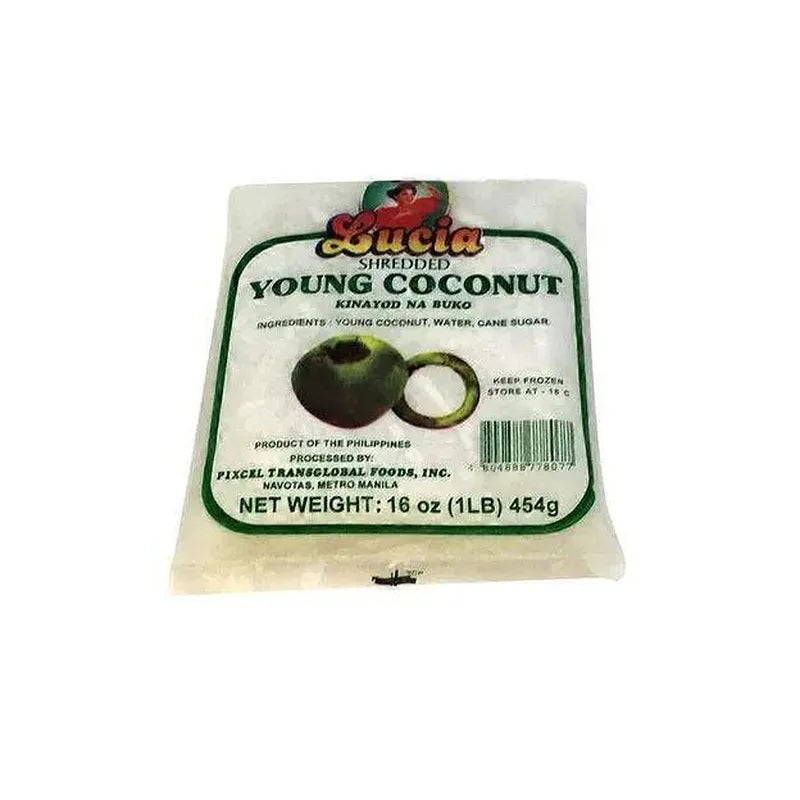 Lucia Shredded Young Coconut 454Gm