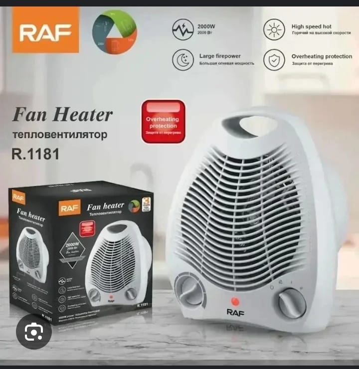 RAF Electric Heater & Fan (SW-2216)