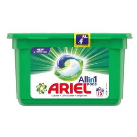 Ariel Original All-in-1 Laundry Detergent Pods, 15 Count