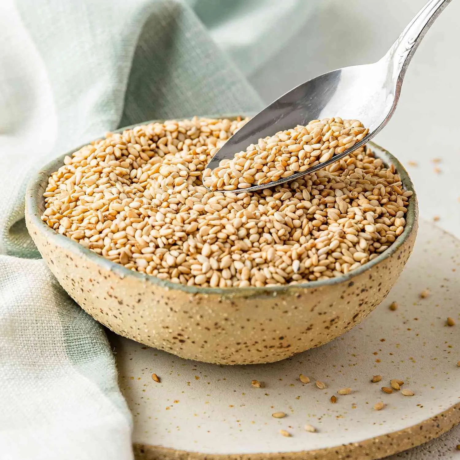 Ajm Sesame Seeds White (Fry), 100g