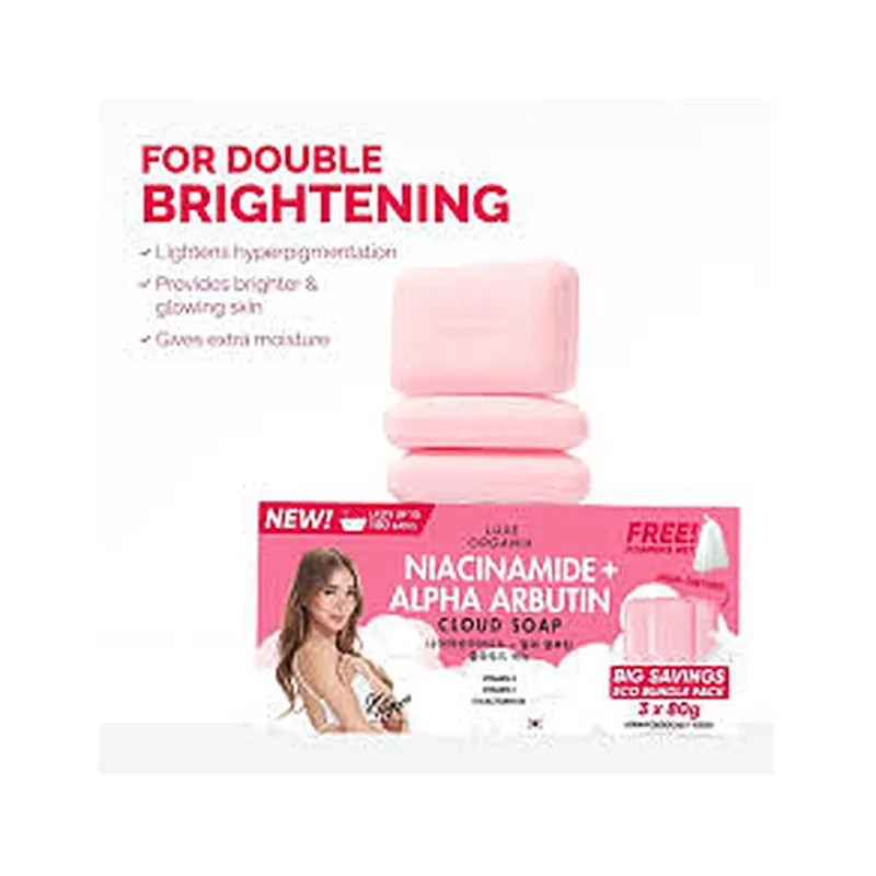 Luxe Organix Niacinamide+Alpha Arbutin Soap