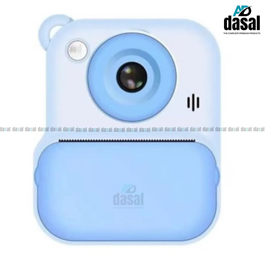 Oteeto Okc03 Kids Digital Camera With Thermal Print_Blue (Best Gift Option For Your Kids)