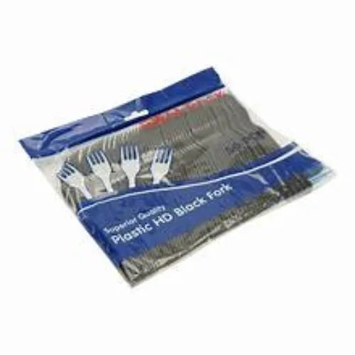 Ideal Pack Plastic Black Fork