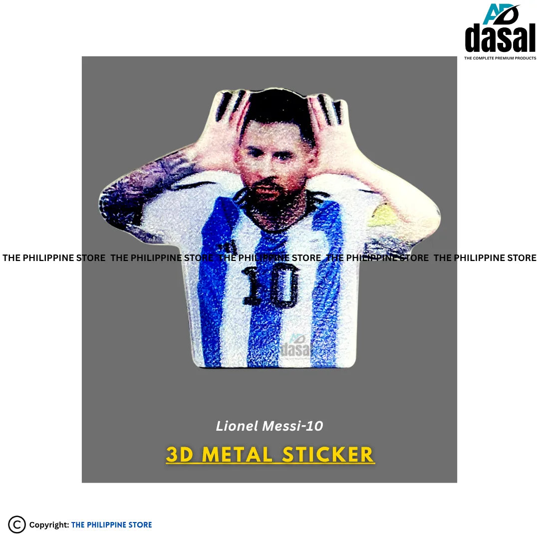 3D Metal Sticker- Lionel Messi-10