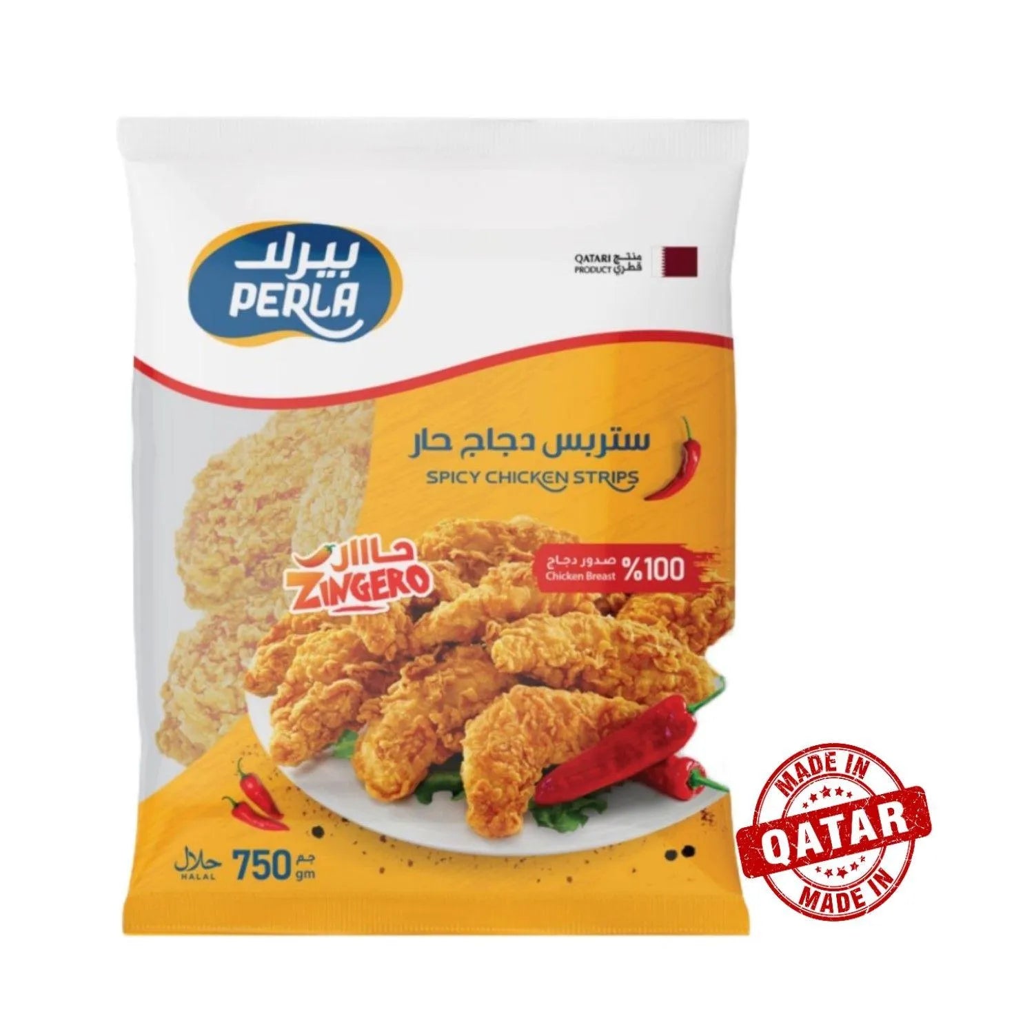 Perla Chicken Strips Spicy 750 G