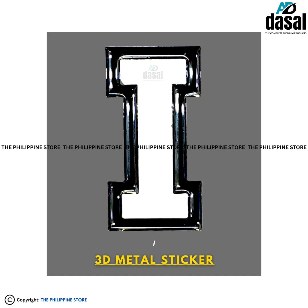 3D Metal Sticker- I