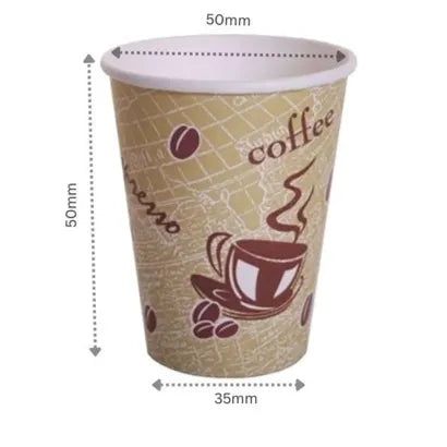 Paper Coffee Cups 2.5 Oz 50 Pcs
