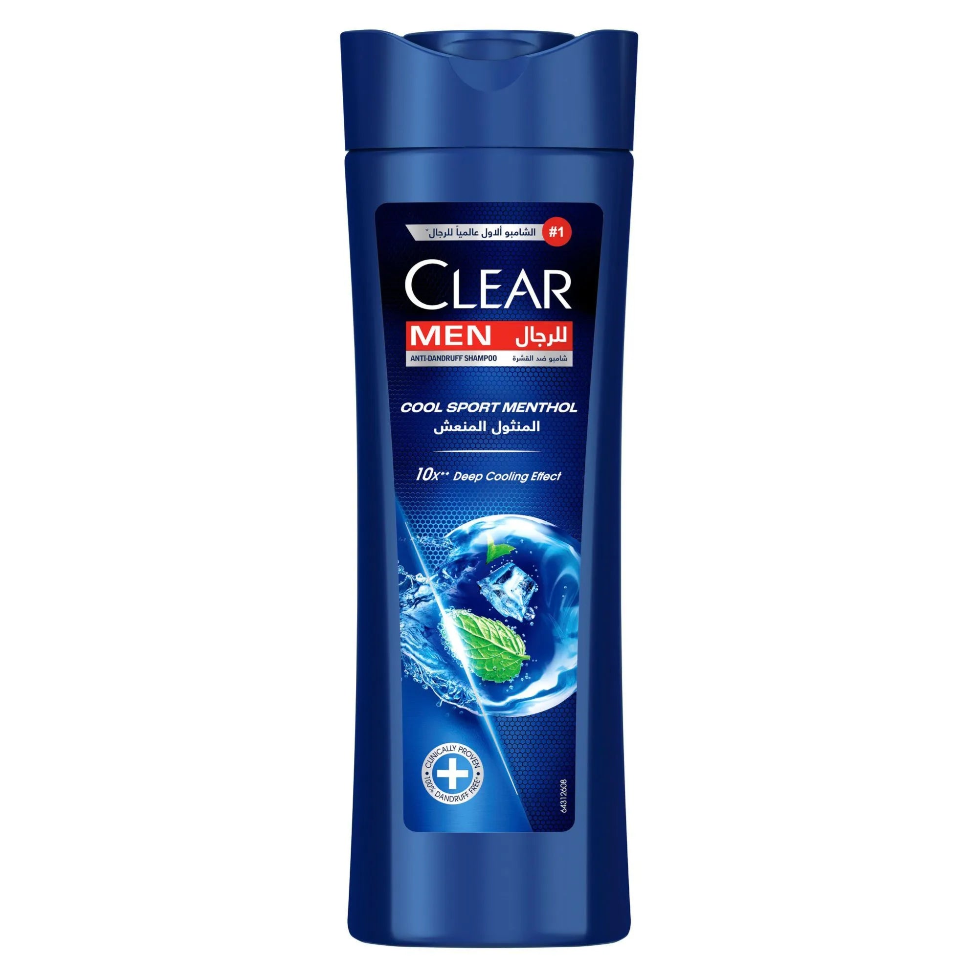 Clear Men Cool Sport Menthol Anti-Dandruff Shampoo, 400Ml