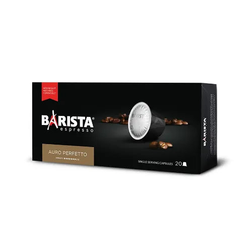Barista Espresso Auro Perfetto Coffee Capsules, 120G, Pack Of 20