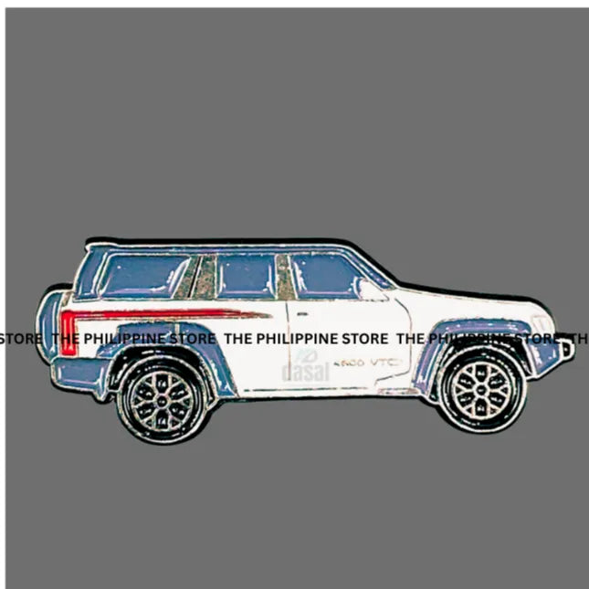 3D Metal Sticker- Nissan Patrol Y61 Suv-White