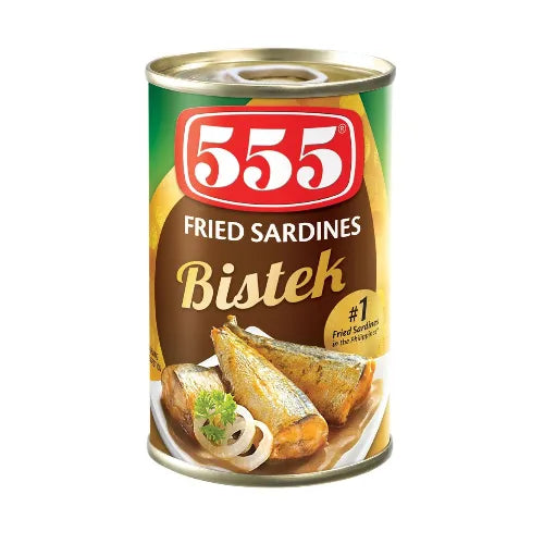 555 Fried Sardines Bistek, 155g