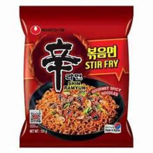 Nongshim Shin Gourmet Spicy Ramyun Stir Fry Noodles Pack, 131g
