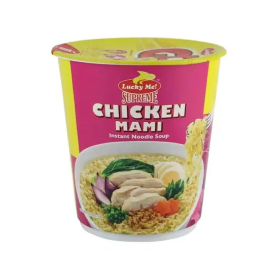 Lucky Me Regular Cup Chicken Mami Instant Noodles Soup, 70G
