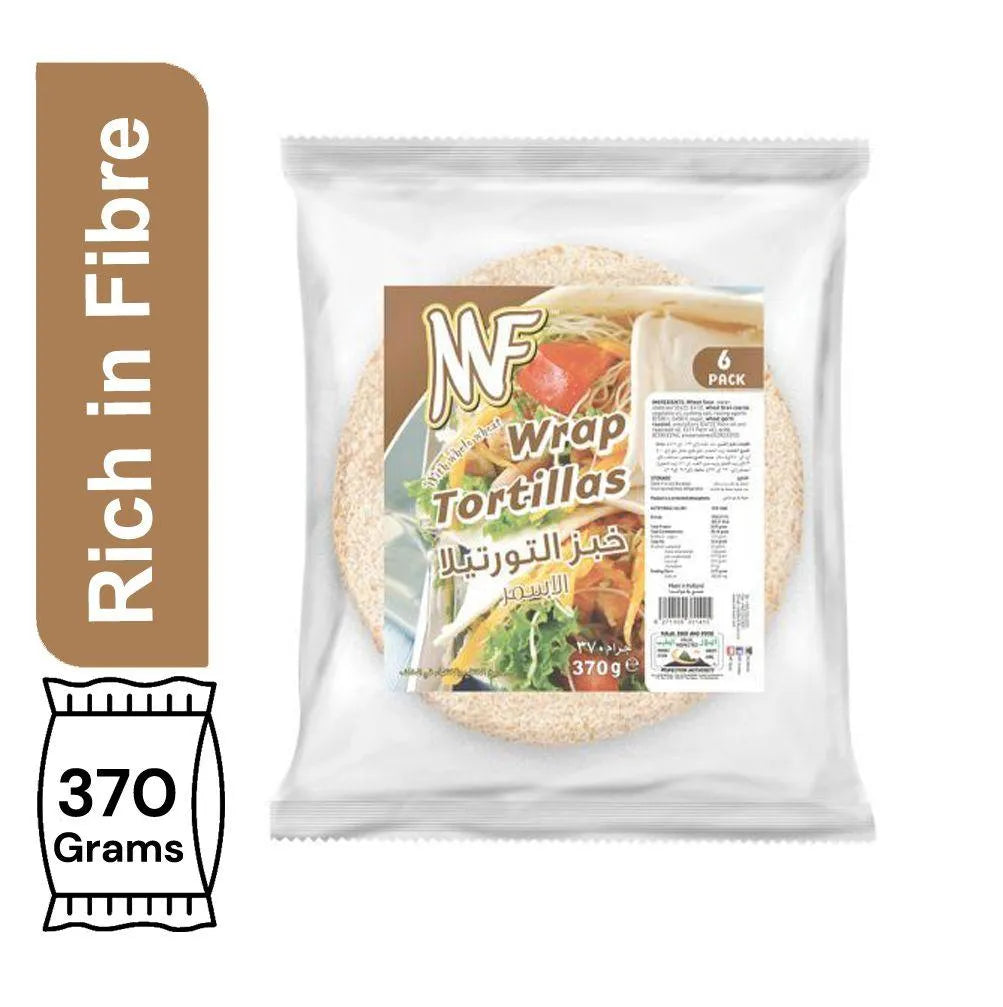 Mf Whole Wheat Tortillas, 25Cm, 6 Pieces