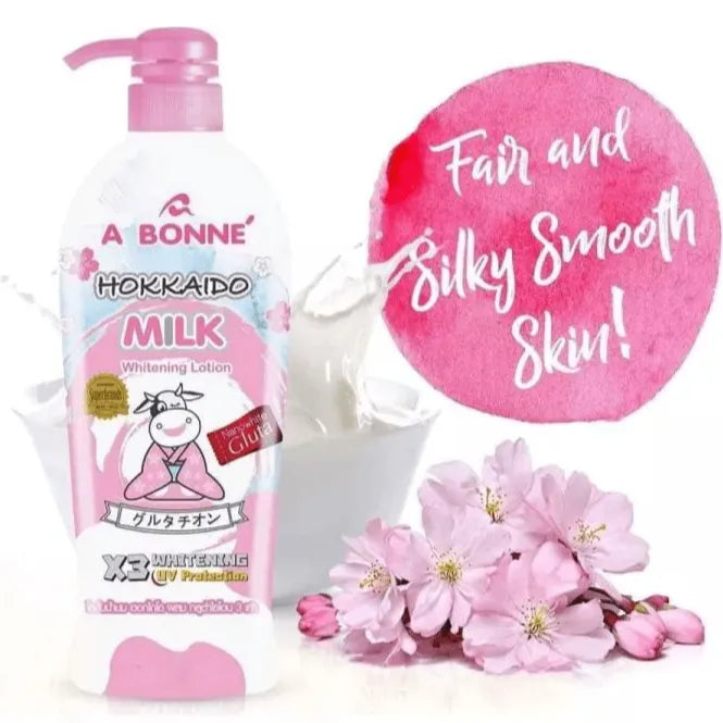 A Bonne Hokkaido Milk Whitening Lotion, 500Ml
