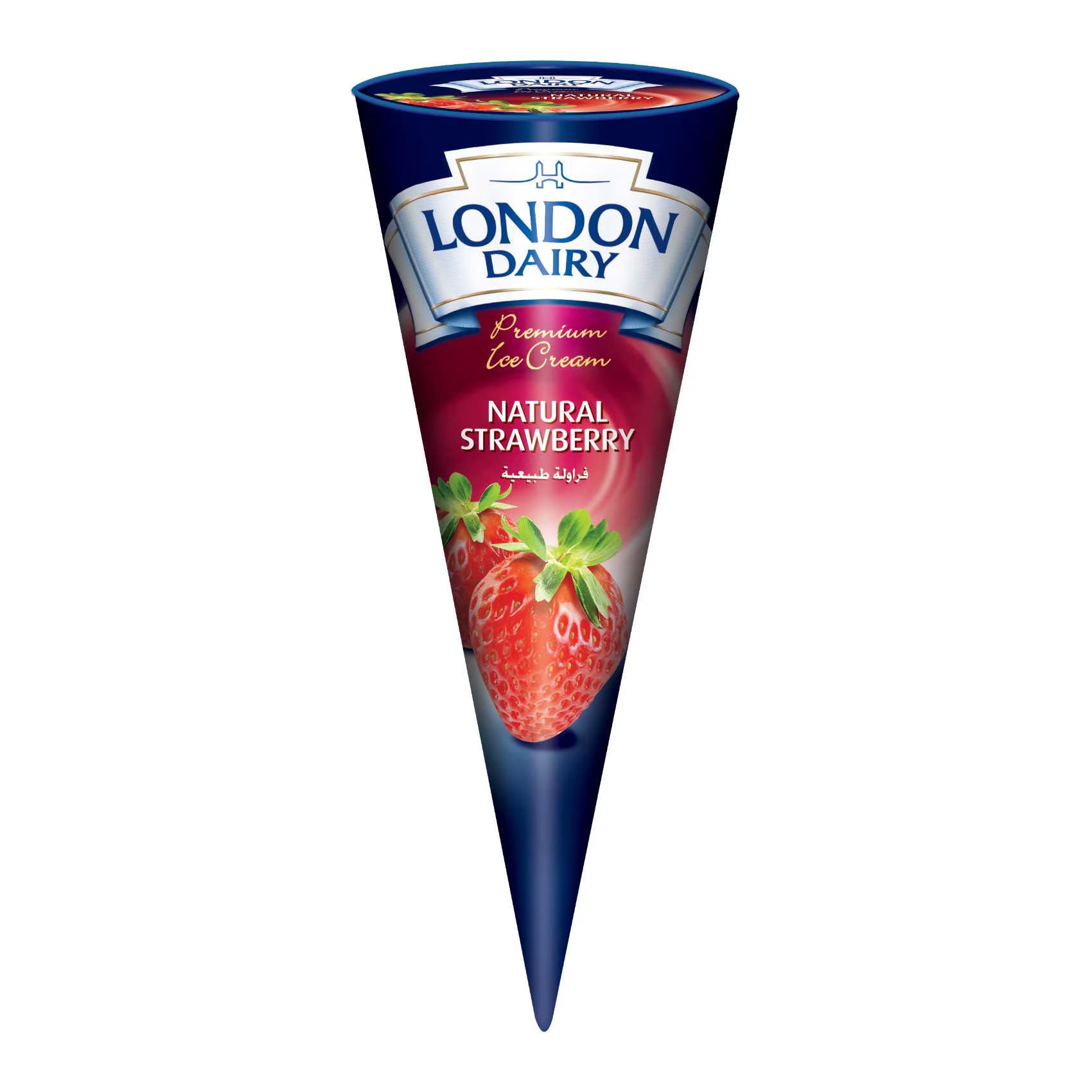 London Dairy Natural Strawberry 120ml