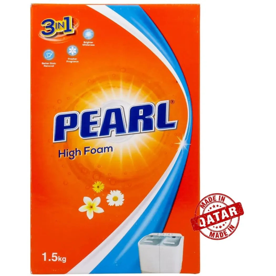 Pearl High Foam Original Detergent Powder, 1.5kg