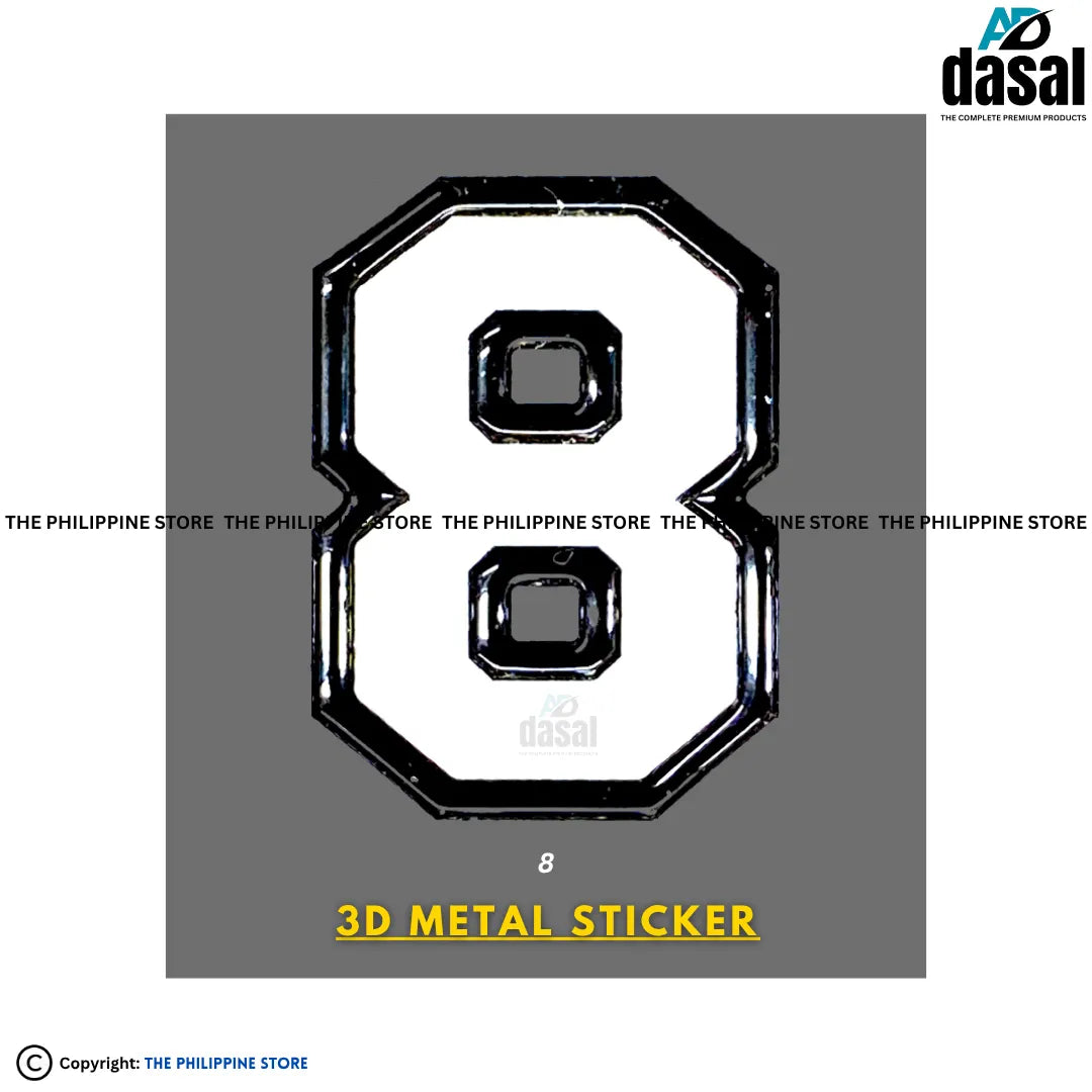 3D Metal Sticker- 8