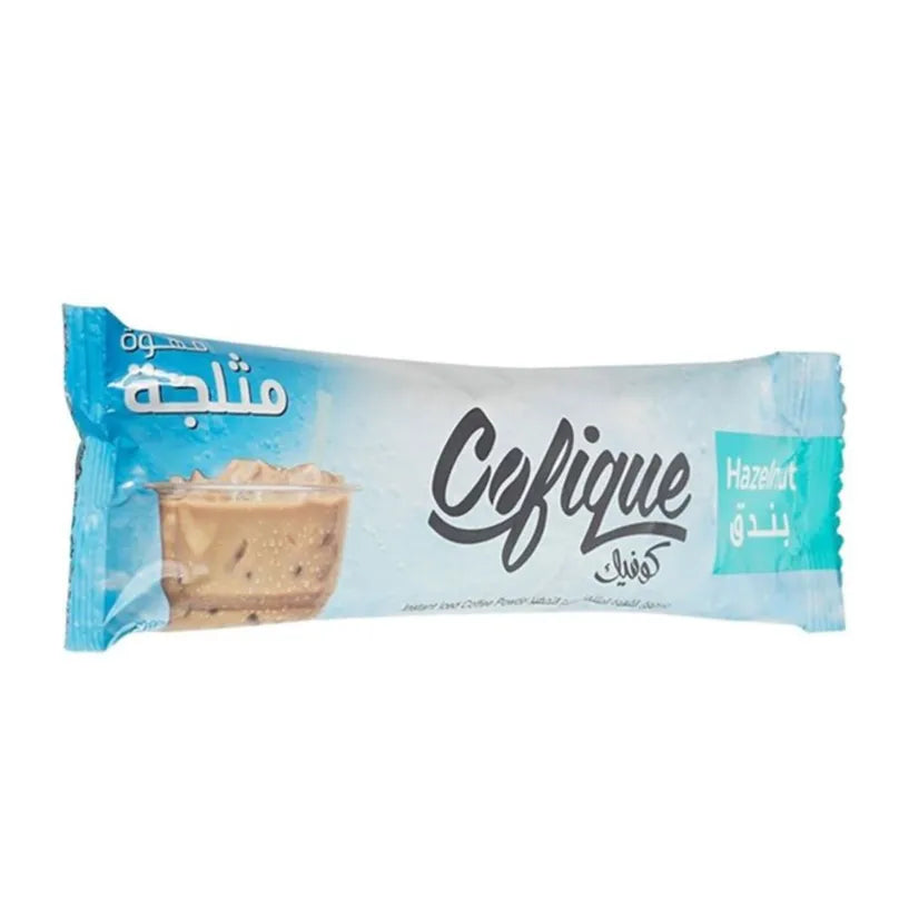 Cofique Instant Iced Coffee Powder Hazelnut 24 g