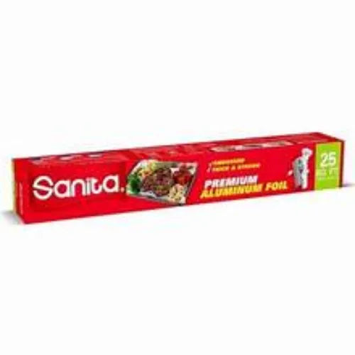 Sanita Aluminum Foil, 25 Sq.ft.