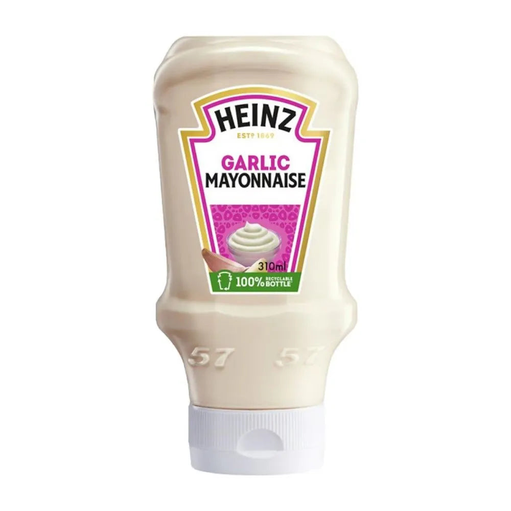 Heinz Garlic Mayonnaise Sauce Squeeze Bottle, 310Ml