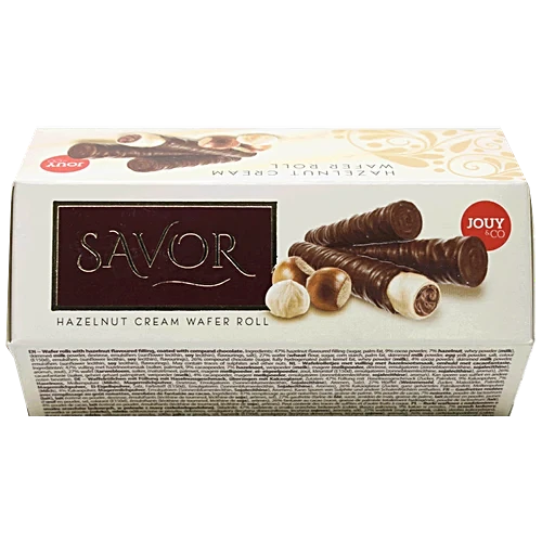 JOUY&CO SAVOR WAFER CHOCO ROLLS 16GM