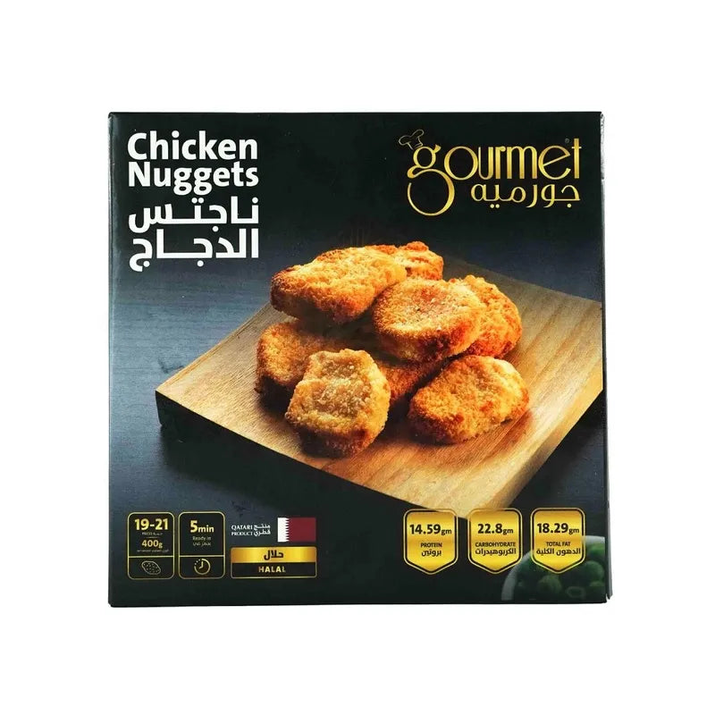 Gourmet Chicken Nuggets Breaded, 400G