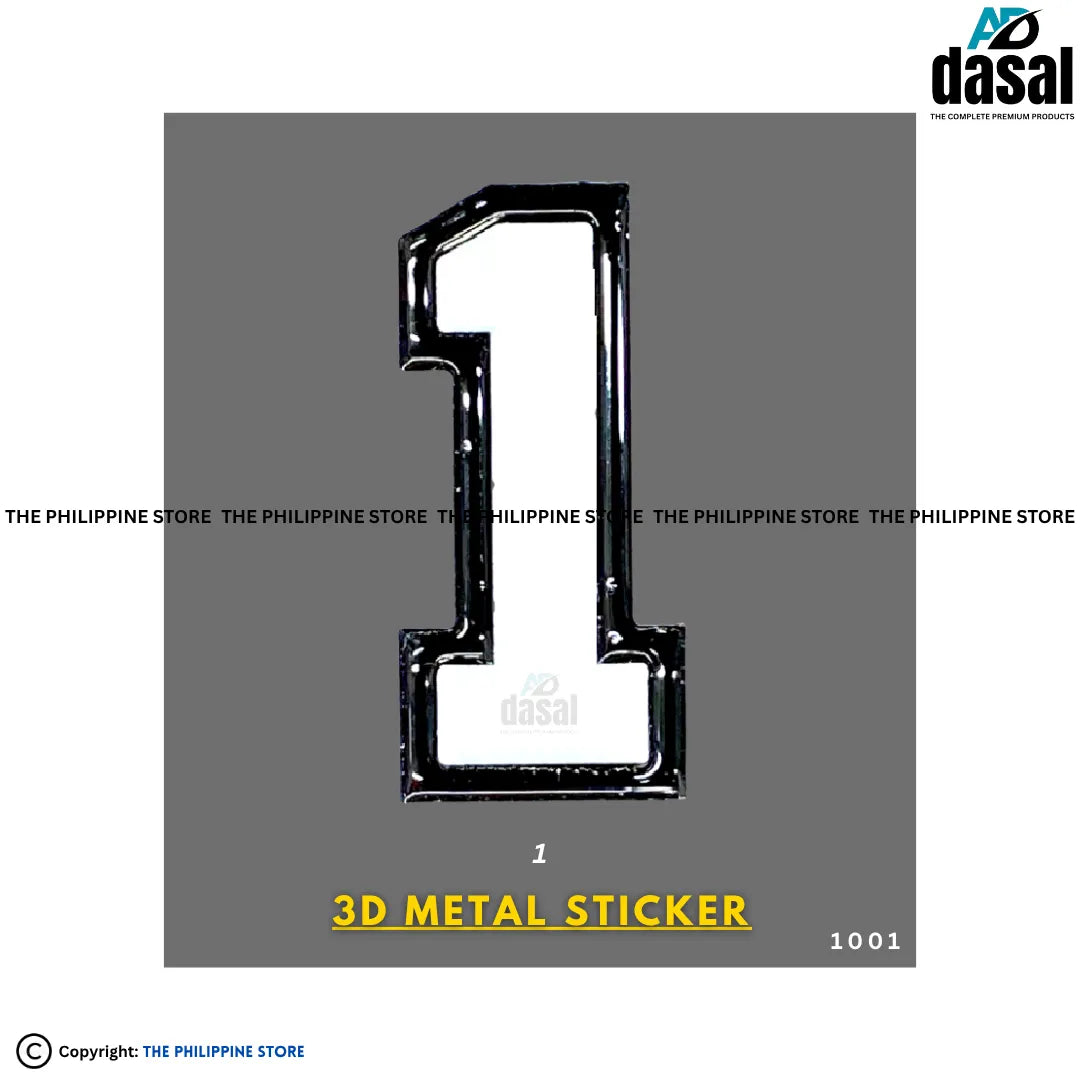 3D Metal Sticker- 1