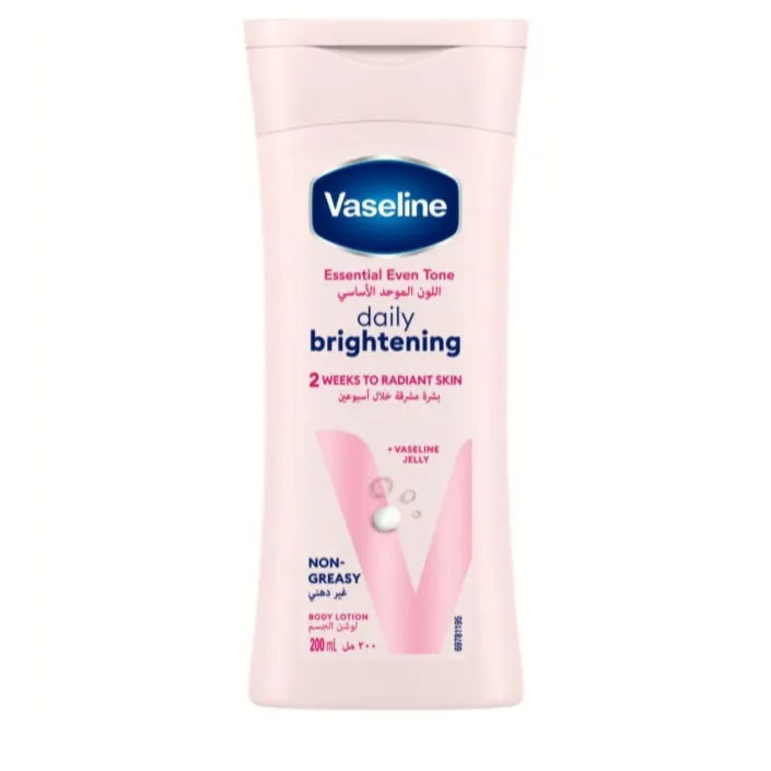 Vaseline Essential Even Tone Uv Daily Brightening Body Lotion, 200ml