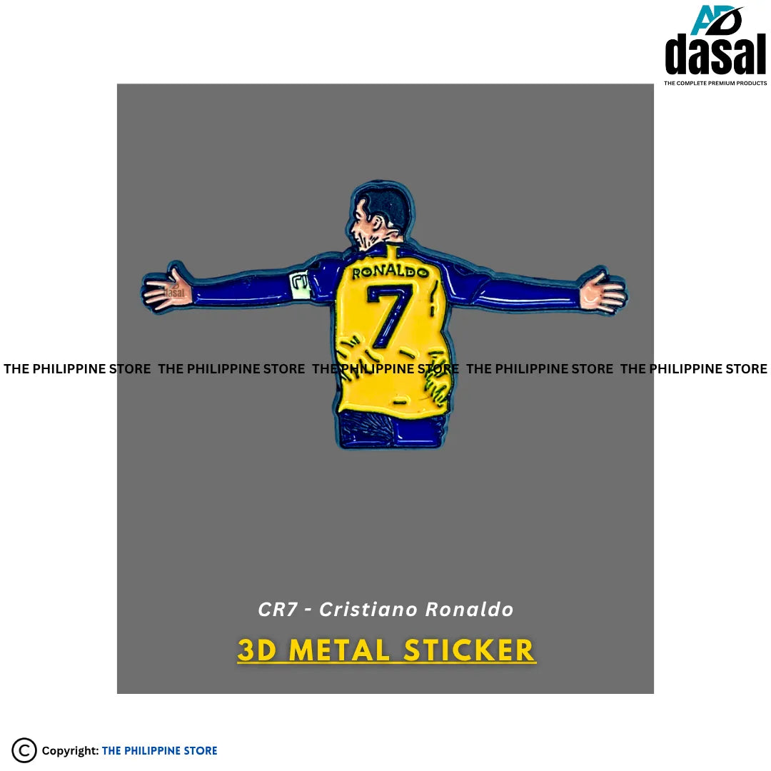 3D Metal Sticker- Cr7 - Cristiano Ronaldo