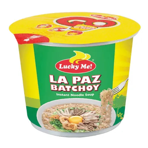 Lucky Me Mini Cup La Paz Batchoy Instant Noodles Soup, 40g