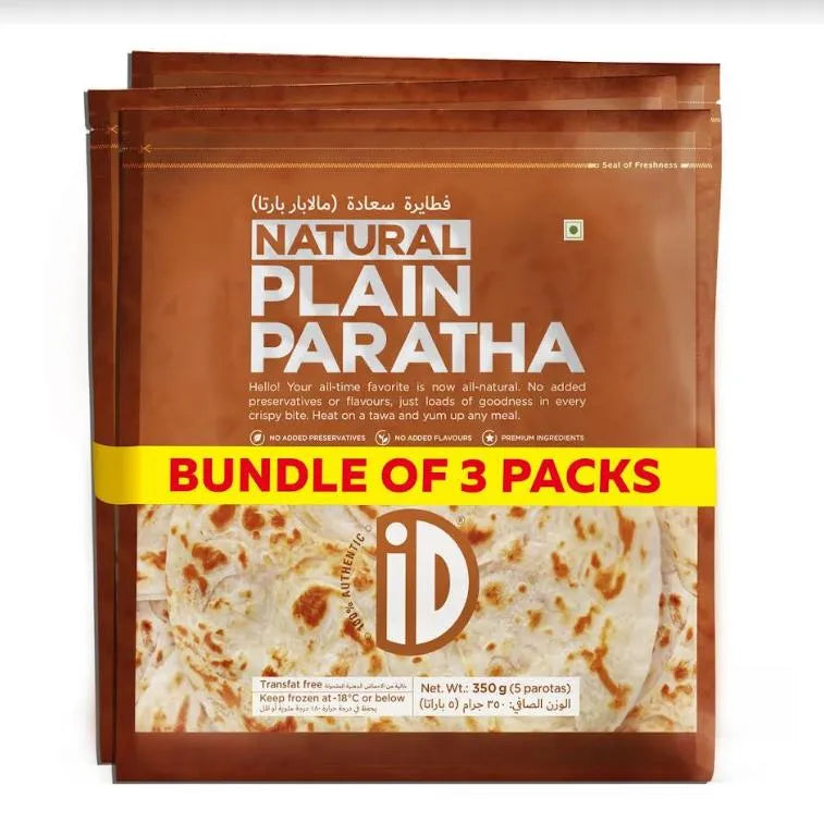 Natural Plain Paratha 350G