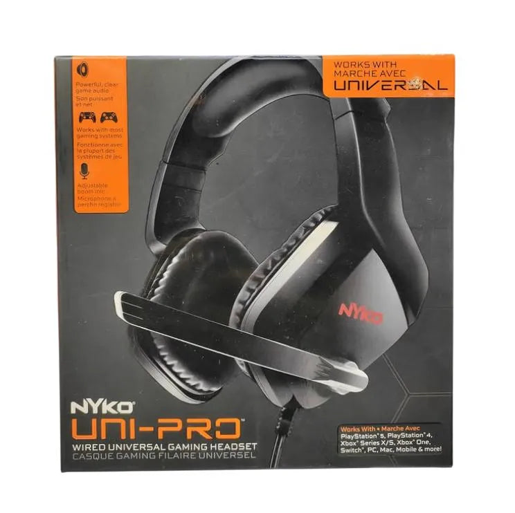 Nyko K18 Uni-Pro Wired Universal Gaming Headphone_Ps5,Ps4,X-Box X/S, B-Box One, Switch, Pc, Mac, Mobile