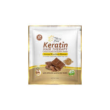 Keratin Hair Therapy Chocolate Golden Mask – Instant Brazilian Hair Treatment 3g