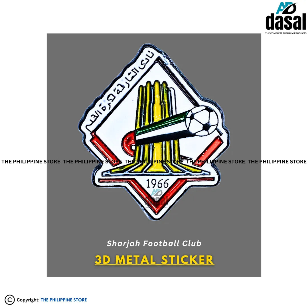 3D Metal Sticker- Sharjah Football Club