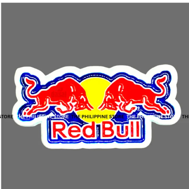 3D Metal Sticker- Logo Of Redbull