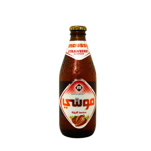Moussy Strawberry Non Alcoholic Malt Drink, 330Ml
