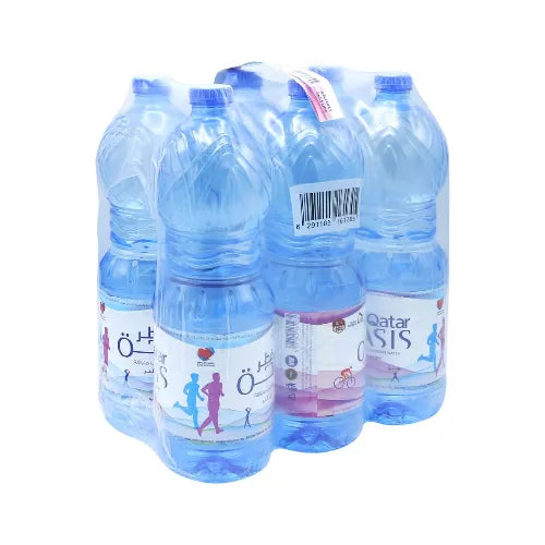 Qatar Oasis Water 1.5 L X6 Shrink Wrap