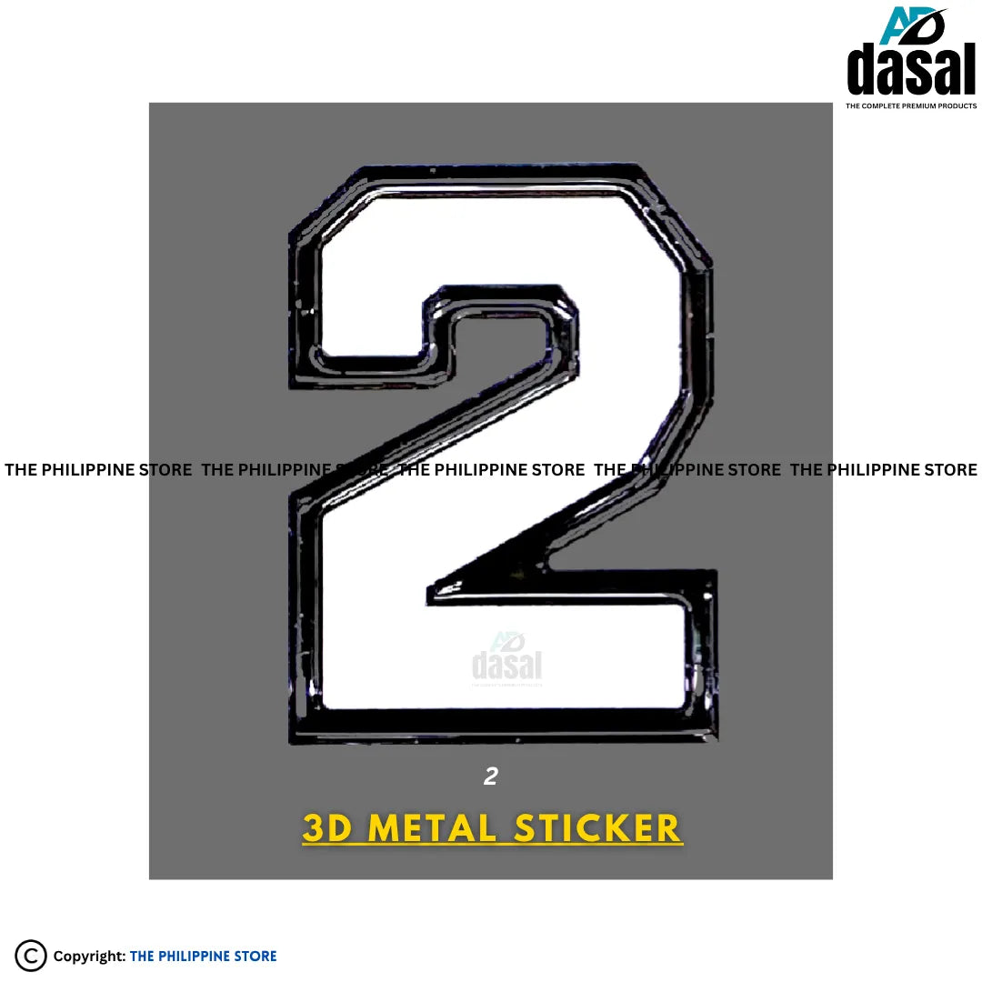 3D Metal Sticker- 2
